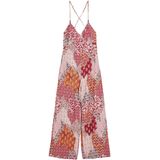 Desigual Jumpsuit  oranje / rood / lichtrood / zwart