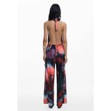 Desigual - Jumpsuit - Halterkraag - Elastische Taille - Polyester/Elasthan