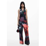 Desigual - Jumpsuit - Halterkraag - Elastische Taille - Polyester/Elasthan