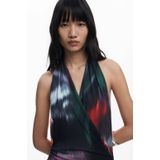 Desigual - Jumpsuit - Halterkraag - Elastische Taille - Polyester/Elasthan