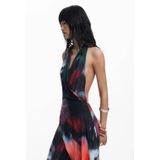 Desigual - Jumpsuit - Halterkraag - Elastische Taille - Polyester/Elasthan