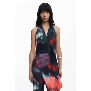 Desigual - Jumpsuit - Halterkraag - Elastische Taille - Polyester/Elasthan
