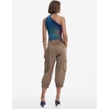 Desigual - Mesh One Shoulder Top - Multi - Blousetop