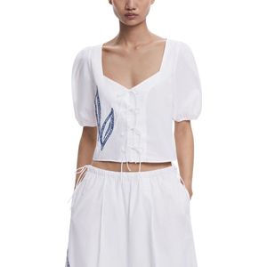 Desigual - Blouse - Met Decoratieve Sluiting - Dames