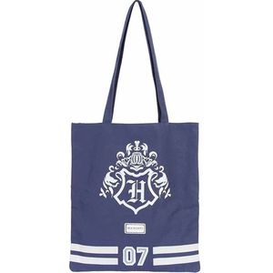 Karacter Mania Harry Potter - Blue Hogwarts / Zweinstein Shopping Bag / Stoffen tas