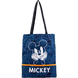 KARACTERMANIA Mickey Mouse 02361 boodschappentas, blauw, blauw, eenheidsmaat, Blauw, 02361