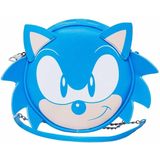 Sega-Sonic Speed ronde schoudertas, blauw