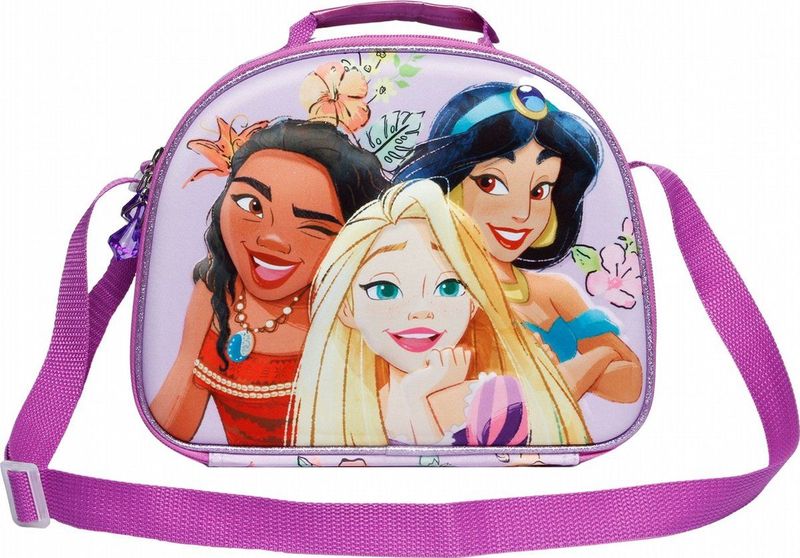 Princess meisjes lunchtas schoudertas paars