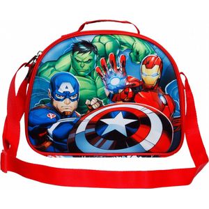 Avengers jongens lunchtas schoudertas rood