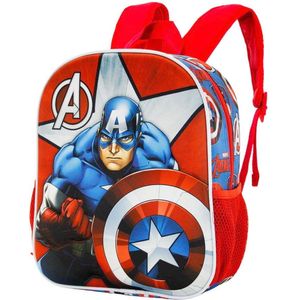 The Avengers - Rugzak - 3d - Marvel - Captain America - 31cm