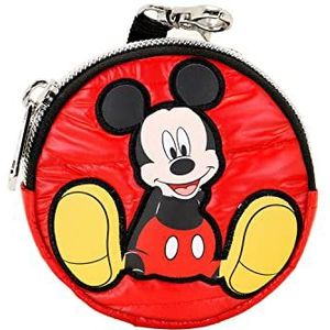 Mickey Mouse Shoes-portemonnee Cookie Padding, rood, 9 x 9 cm, rood, maat única, portemonnee Cookie Padding Shoes, Rood, Cookie Padding Shoes portemonnee