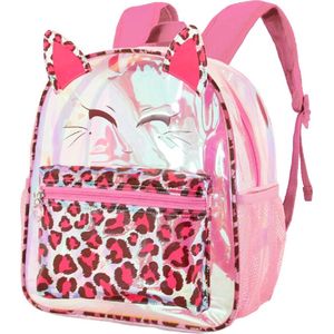 Oh My Pop Small Laser Feline Backpack Roze