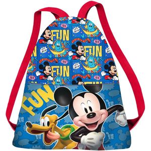 Mickey Mouse gymtas 34 cm meerkleurig multicolor gymtas 34 cm Fun, Mehrfarbig, gymtas 34cm fun