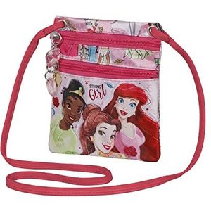 Disney prinsessen sterke tas, verticale actie, blauw, schoudertas, verticale actie, sterk, Blauw, schoudertas action verticaal sterk