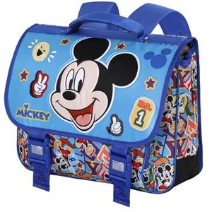 KARACTERMANIA Mickey Mouse Blissy-schooltas rugzak 2.0, oranje, 12 x 38 x 30 cm, inhoud 13,5 l, oranje, één maat, schooltas rugzak 2.0 Blissy, Oranje, Blissy Rugzak 2.0