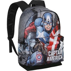 The Avengers - Rugzak - Captain America - 2 vakken - Laptopvak - 41x30x18cm