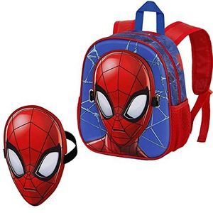 Spiderman Badoom-Mask Rugzak Rood, Rood, One Size, Rugzak Badoommasker, Rood, Badoom masker rugzak