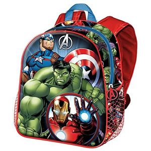 The Avengers Superhero-Basic rugzak, blauw, één maat, basic superheldenrugzak, Blauw, Basic superhelden rugzak