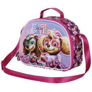 Paw Patrol Mighty-3D lunchtas, roze, roze, Eén maat, 3D Lunch Bag Mighty