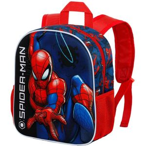 Spiderman Speed-Small 3D Rugzak, Rood, Rood, Eén maat, Kleine 3D Rugzak Snelheid