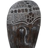 Decoratieve figuren Bruin Masker 24 x 12 x 46 cm