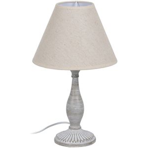 BigBuy Home Lamp Beige Grijs 60W 20 x 20 x 34 cm