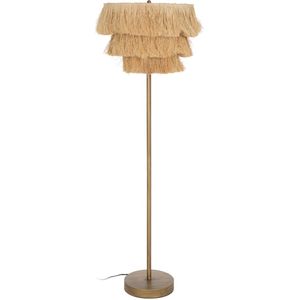 Vloerlamp Beige Natuurlijk Metaal 48,5 x 48,5 x 162 cm