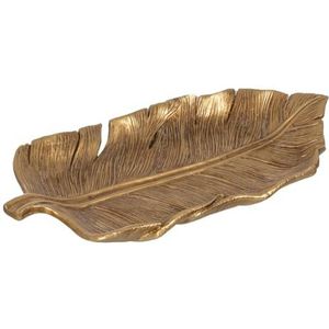 BigBuy Home Decoratieve figuur goudblad 25,4 x 13,1 x 2,3 cm