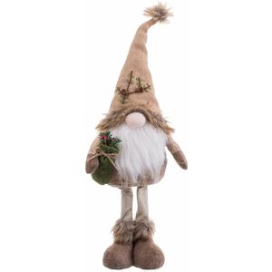 Kerstversiering Beige Metaal Weefsel 18 x 9 x 53 cm