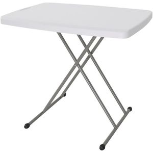 Vouwtafel Wit Staal HDPE 76 x 50 x 71,5 cm