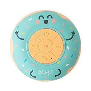 M. Prachtige Bluetooth-luidspreker, draadloos, waterdicht, in donvorm met 3-4 uur batterijduur en zuignap om vast te houden, kleur: groen