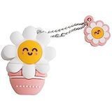 WONDEE Mr Wonderful Pendrive Original USB-stick, 32 GB, madeliefje, origineel cadeau voor dames en meisjes, originele technologische gadgets