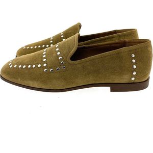 Alpe, Schoenen, Dames, Bruin, 37 EU, Suède, Casual Dames Mocins in Kamelkleurig Suède