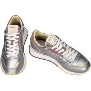 Trake & Field - Tiryns - Sneakers - Zilver - Leer