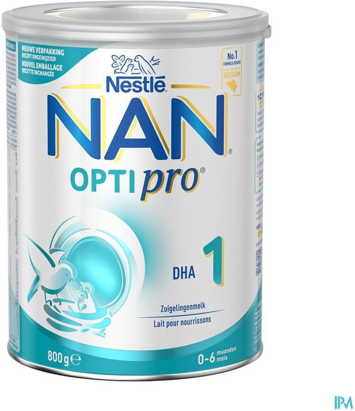 Nestlé Nan Optipro 1 Zuigelingenmelk Baby 0-6 Maanden 800g