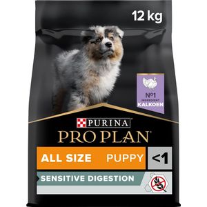 Purina Pro Plan Graanvrij All Sizes Puppy Sensitive Digestion – Honden Droogvoer – Kalkoen - 12 kg