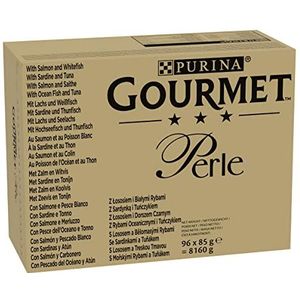 Jumbopack Gourmet Perle 96 x 85 g - Fisch-Mix in Sauce