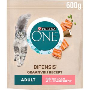 Purina ONE Adult Zalm Graanvrij 600 gr