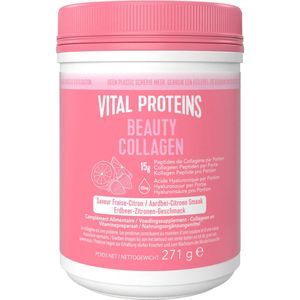 Vital Proteins Beauty Collageen Aardbei en Citroen 271 gr