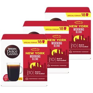 Nescafé Dolce Gusto - New York Morning blend - 3x 18 Capsules