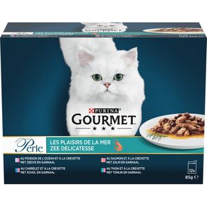 Gourmet Perle Multipack Zee Delicatesse in Saus 12 x 85 gr