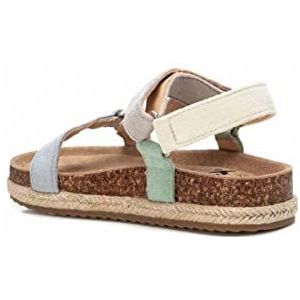 XTI 58037, platte sandalen voor meisjes, beige, 32 EU