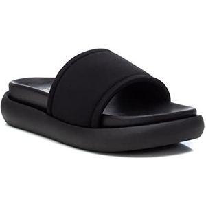XTI 44280, platte sandalen voor dames, Zwart, 40 EU