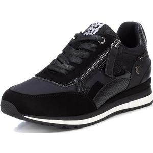 Refreshvoor vrouwen. 17015902-NEGRO Sportschoenen 170159 zwart (38), 1 tot 3 cm, Veters, Casual