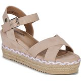 REFRESH - 170587 - Damessandalen - Beige - Sleehak