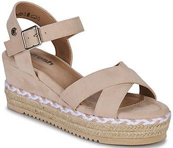 REFRESH - 170587 - Damessandalen - Beige - Sleehak