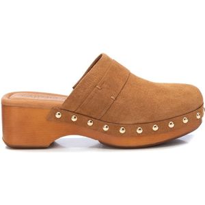 Carmela 160452, klompen voor dames, Kameel, 38 EU