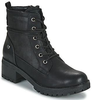 Refresh - 17014502-CAMEL - Enkellaarsjes - Bruin - Hakhoogte 5 cm - Ritssluiting