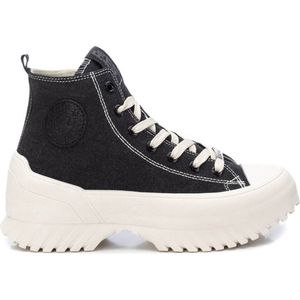 Refresh - 17080302-NEGRO - Enkellaarsjes - Zwart - Stof - Casual