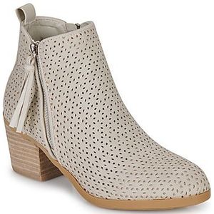 Enkellaarsjes - Wit - Synthetisch - Casual Design - Veganistisch Gecertificeerd